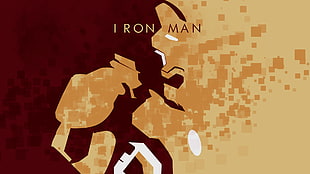 Iron Man illustration, Iron Man, Tony Stark, hero, superhero