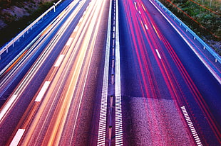 cars, road, traffic, lights HD wallpaper
