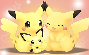 Pokemon Pikachu illustration HD wallpaper