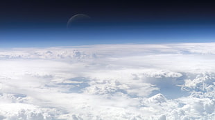 clouds, sky, nature