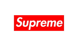 Supreme logo, supreme, brand, fashion, red