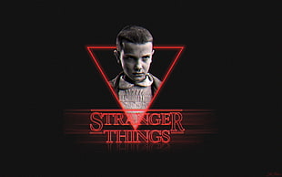 Stranger Things logo, Stranger Things, neon, 1980s, typography