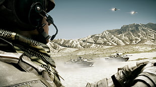 Battlefield 3,  Tanks,  Planes,  Soldiers HD wallpaper