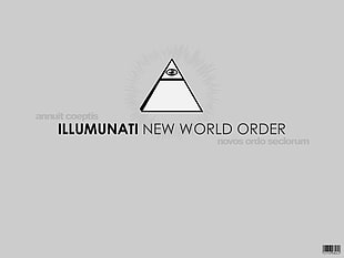 Illumunati New World Order logo, quote, Illuminati HD wallpaper