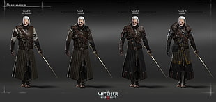 The Witcher wild hunt cover HD wallpaper