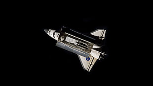 space shuttle, space, minimalism, NASA, space shuttle