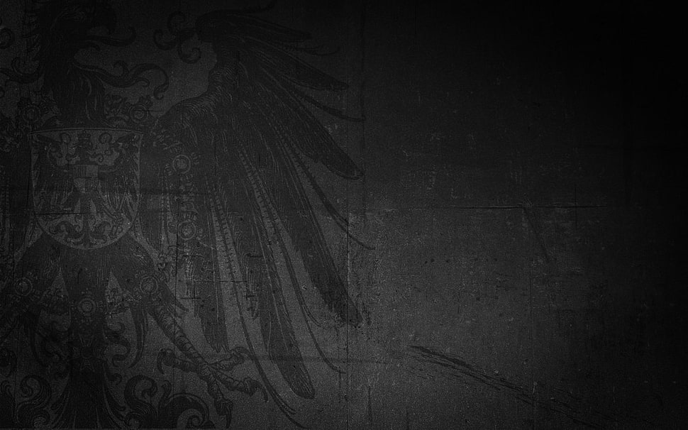 dragon logo, knight, crest, eagle, teutonic HD wallpaper