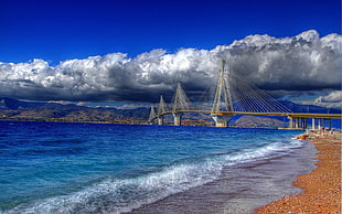 Millau Bridge, HDR, landscape, Greece HD wallpaper