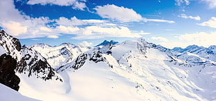 snow covered mountain, Grossglockner, mountains, Austria
