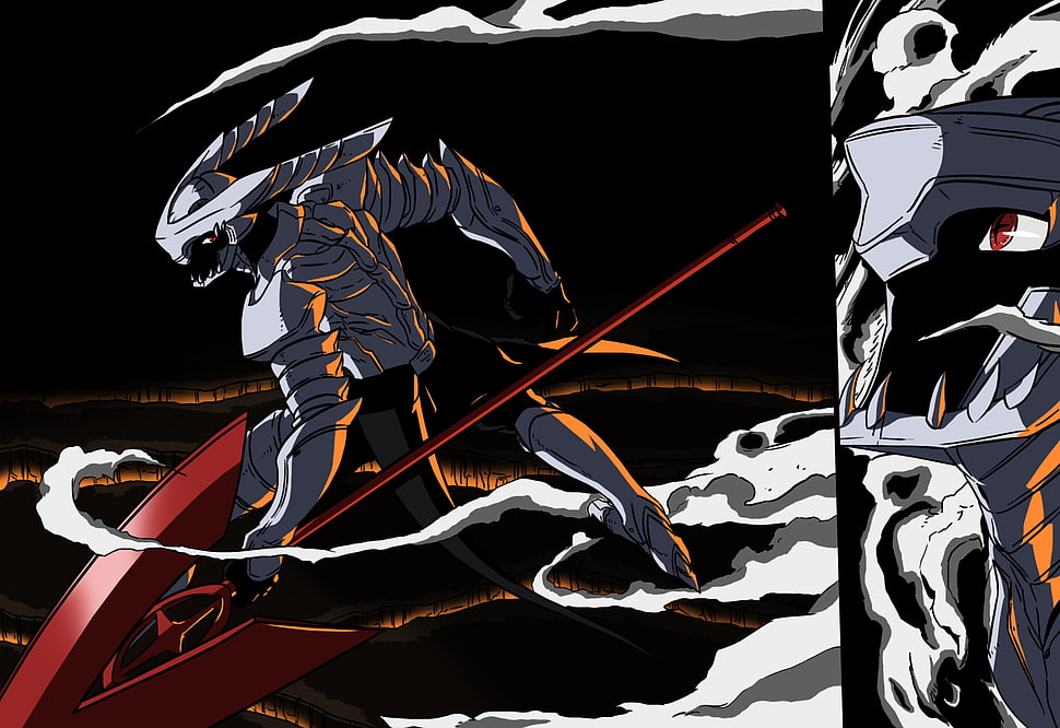 monster holding sword illustration, Akame ga Kill!, Takumi, Tatsumi (Akame ga Kill!), Incursio HD wallpaper