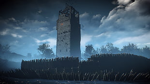 grey concrete building art, The Witcher 3: Wild Hunt, video games