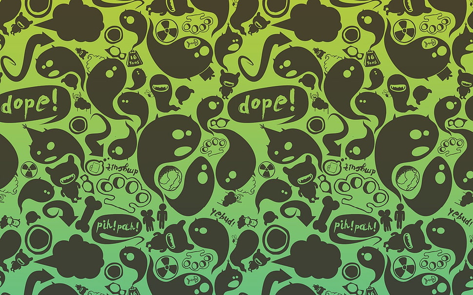 multicolored Dope illustration HD wallpaper