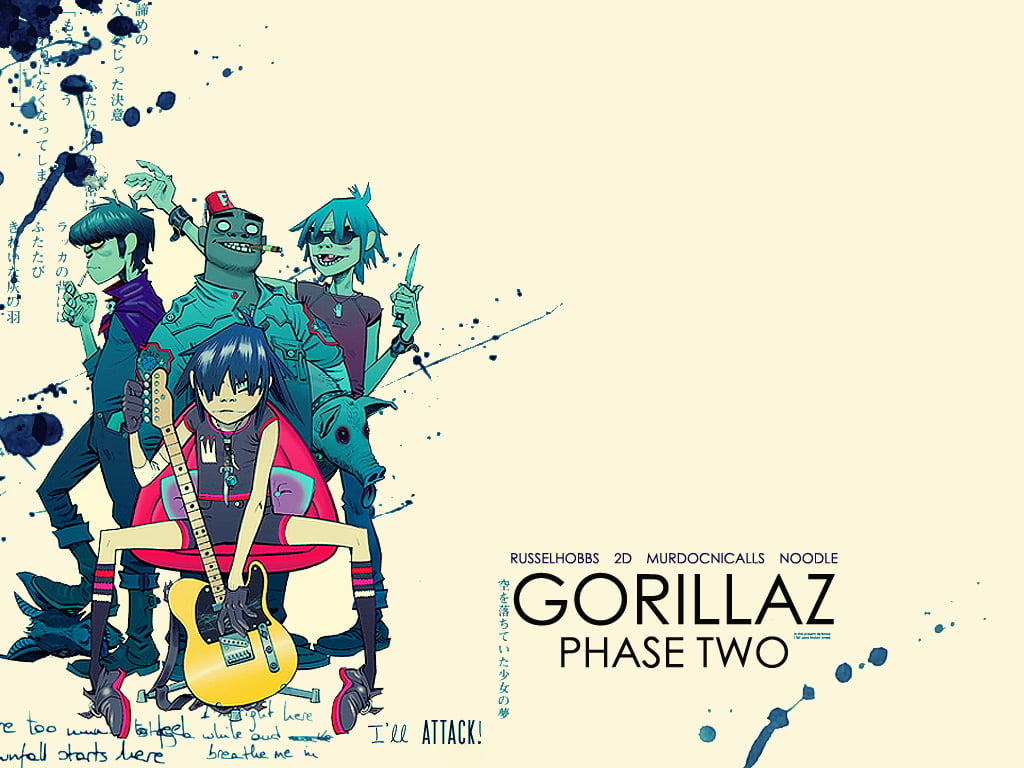 Featured image of post 2 D Gorillaz Phase 2 Polish your personal project or design with these 2d gorillaz transparent png images make it even more personalized and more attractive