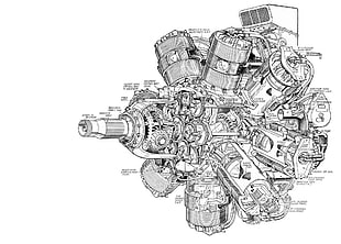 vehicle engine illustration HD wallpaper