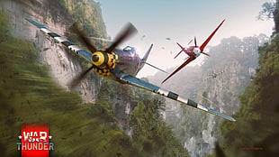 black and red fishing rod, War Thunder, airplane, Gaijin Entertainment, video games HD wallpaper