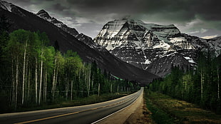 gray road over mountains during daytime