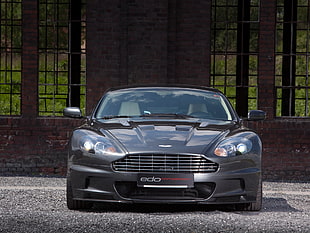 gray Aston Martin DB9 on road HD wallpaper