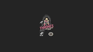 Thrones text HD wallpaper