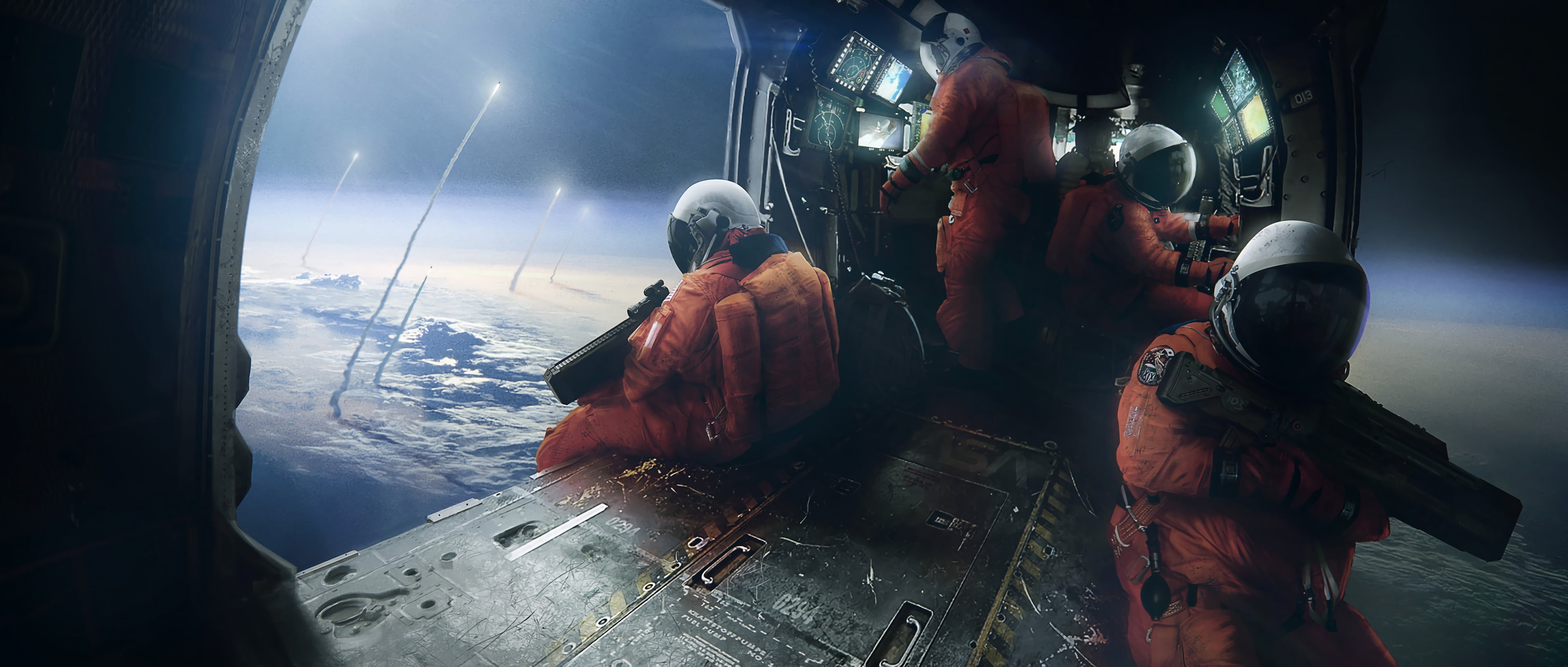 Astronaut wearing orange suit digital wallpaper HD wallpaper | Wallpaper  Flare