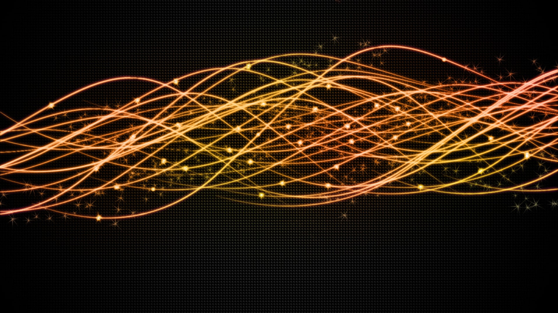 yellow and red spiral digital wallpaper, digital art, abstract, light trails, waves