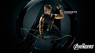 Marvel Avengers digital wallpaper, Hawkeye, Clint Barton, Jeremy Renner, The Avengers HD wallpaper