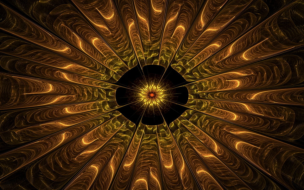 brown optical illusion HD wallpaper