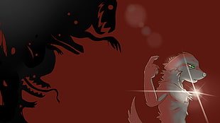 wolf illustration, Anthro, furry