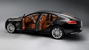 black car, Bugatti, car, Bugatti 16C Galibier, vehicle