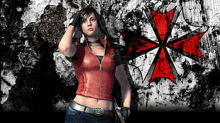 Resident Evil Claire Redfield digital wallpaper, Resident Evil, video games, Claire Redfield