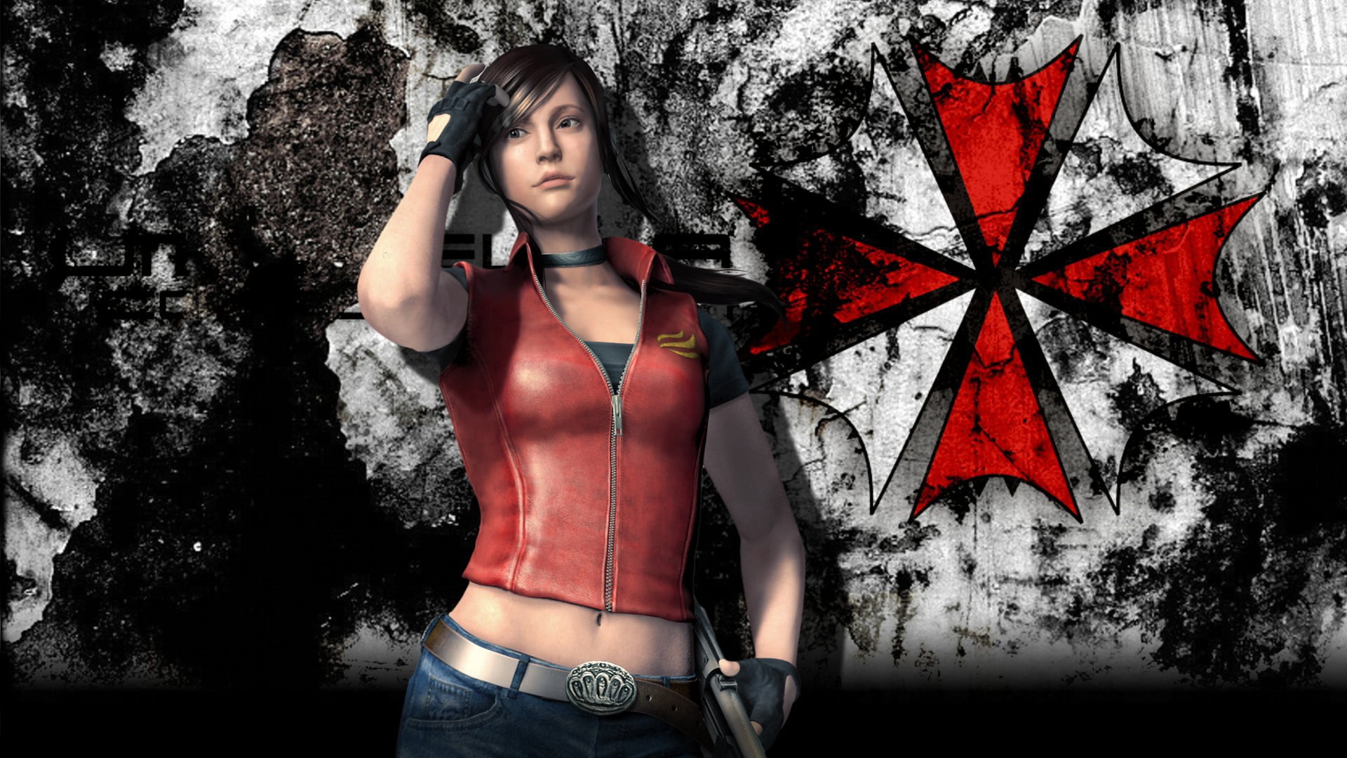 Resident Evil Claire Redfield Digital Wallpaper Resident Evil Video