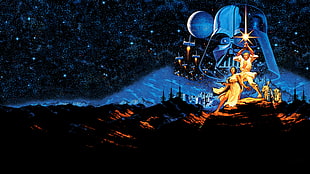 Star Wars painting HD wallpaper