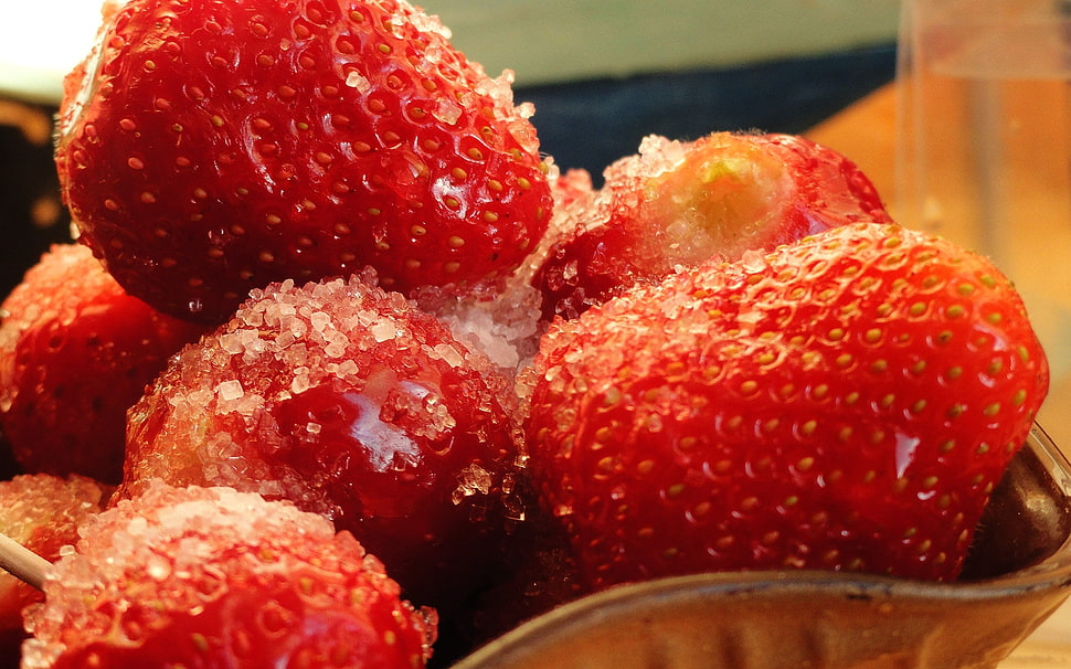 strawberries lot HD wallpaper