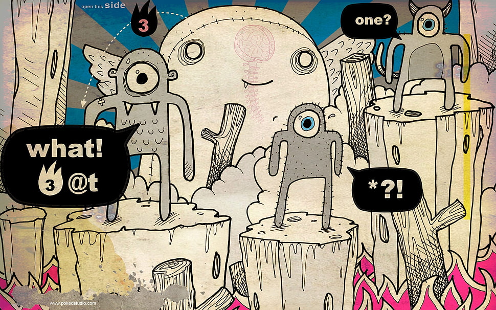 comic illustration photography HD wallpaper
