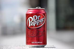 355 ml Dr Pepper can HD wallpaper