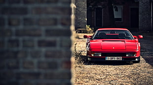 red Ferrari 512tr testarossa, Ferrari Testarossa, italian, car HD wallpaper