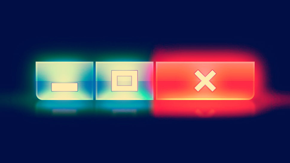 Windows close, minimize, and hide bar, window, buttons HD wallpaper