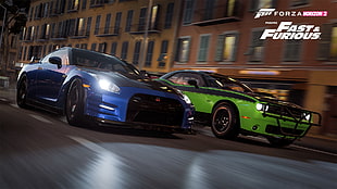 Fast & Furious wallpaper, Forza Horizon 2, video games, Fast and Furious