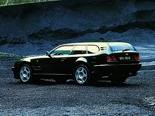 photo of black car during daytime