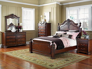 bedroom furniture set HD wallpaper