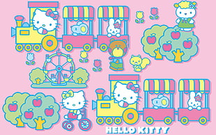 Hello Kitty poster, Hello Kitty HD wallpaper