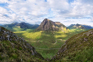 aerial view photography of mountains, highlands
