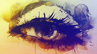 eye painting HD wallpaper