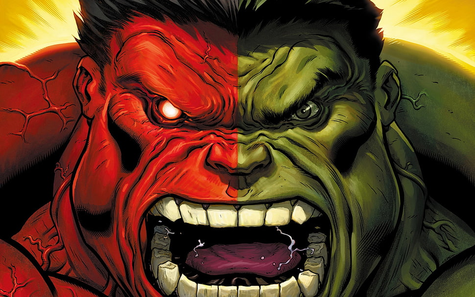 Incredible Hulk illustration HD wallpaper