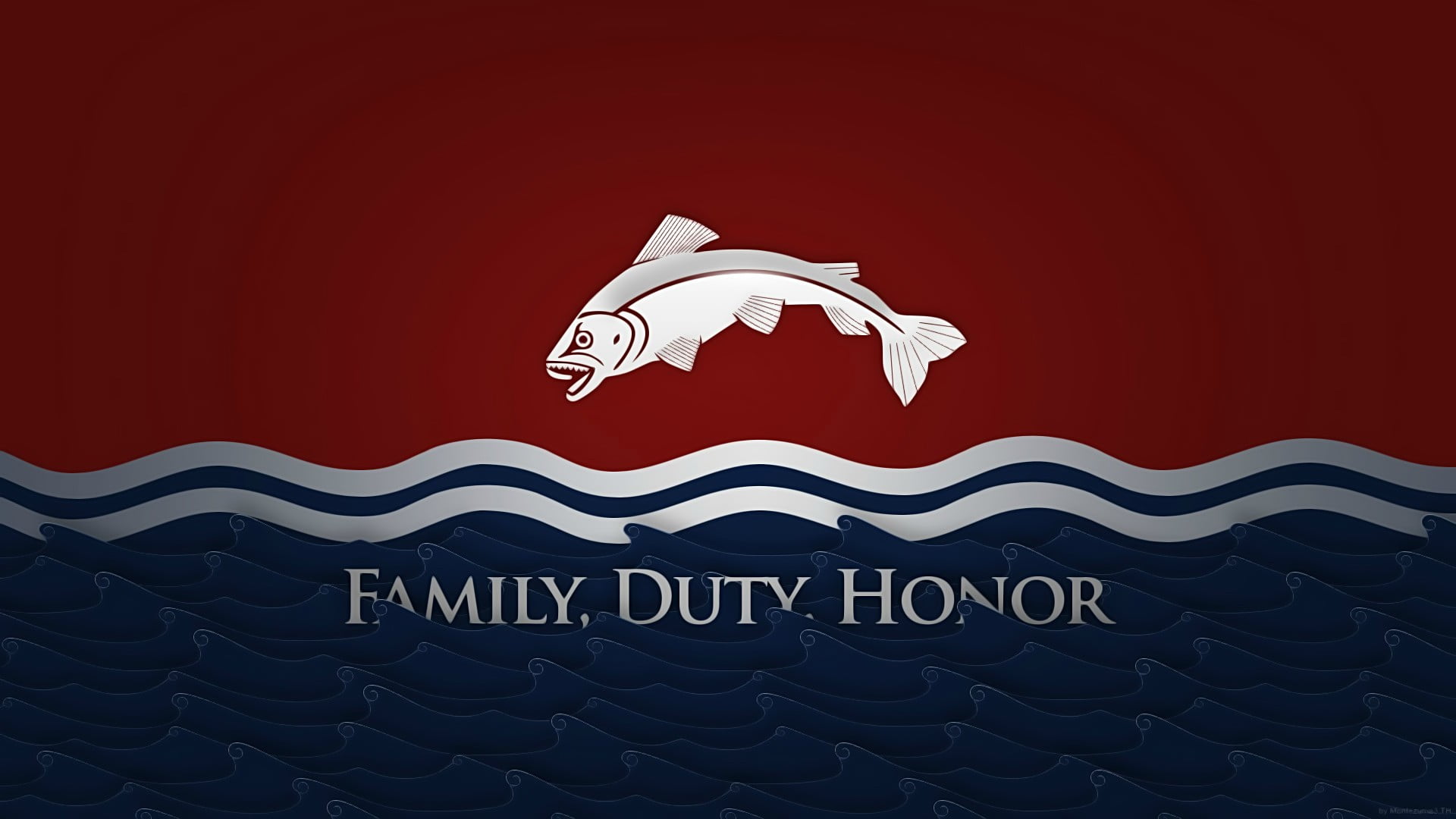 family duty honor logo, Game of Thrones, sigils, House Tully