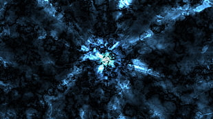 black and blue abstract background