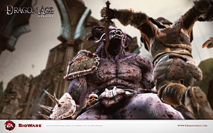 brown and black leather handbag screenshot, Dragon Age, Dragon Age: Origins HD wallpaper