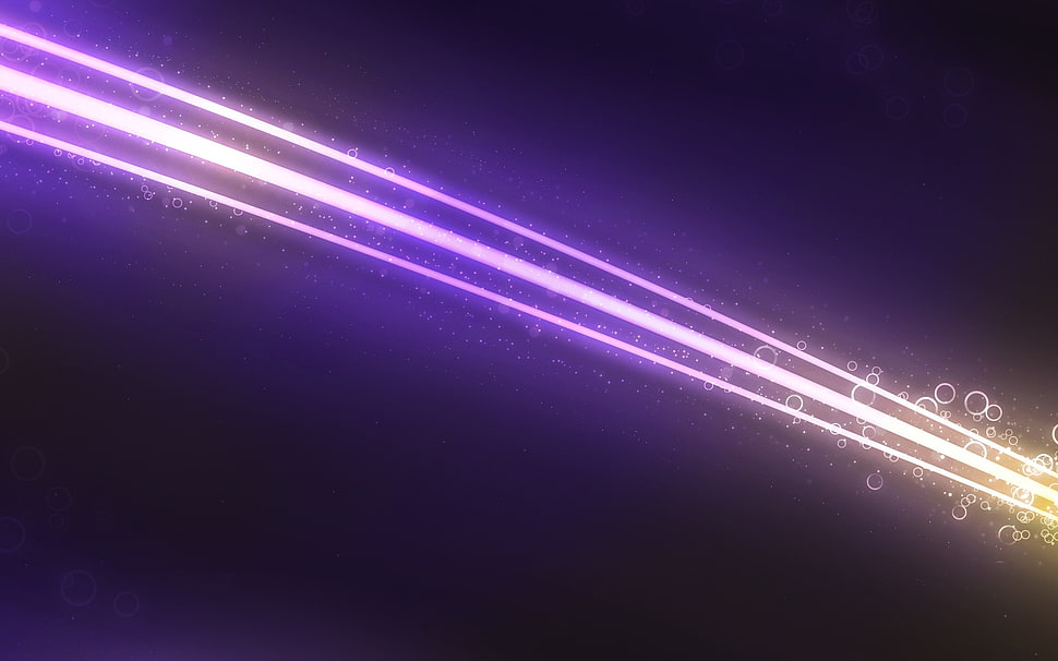 purple and yellow LEd light photography HD wallpaper