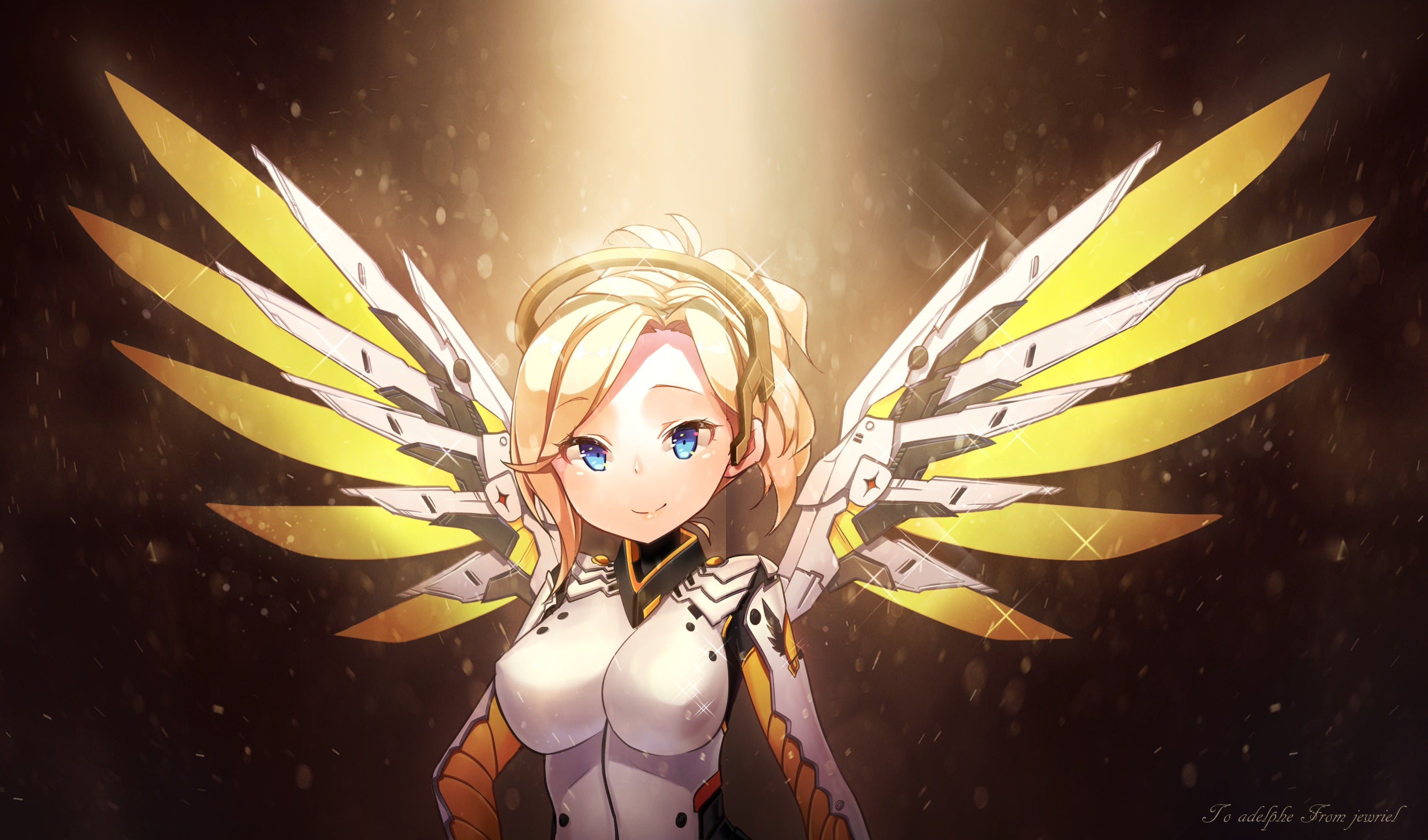 1280x1024 Resolution Overwatch Mercy Anime Anime Girls Overwatch Mercy Overwatch Hd