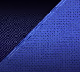 closeup photo of blue textile