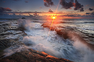 ocean waves photography HD wallpaper